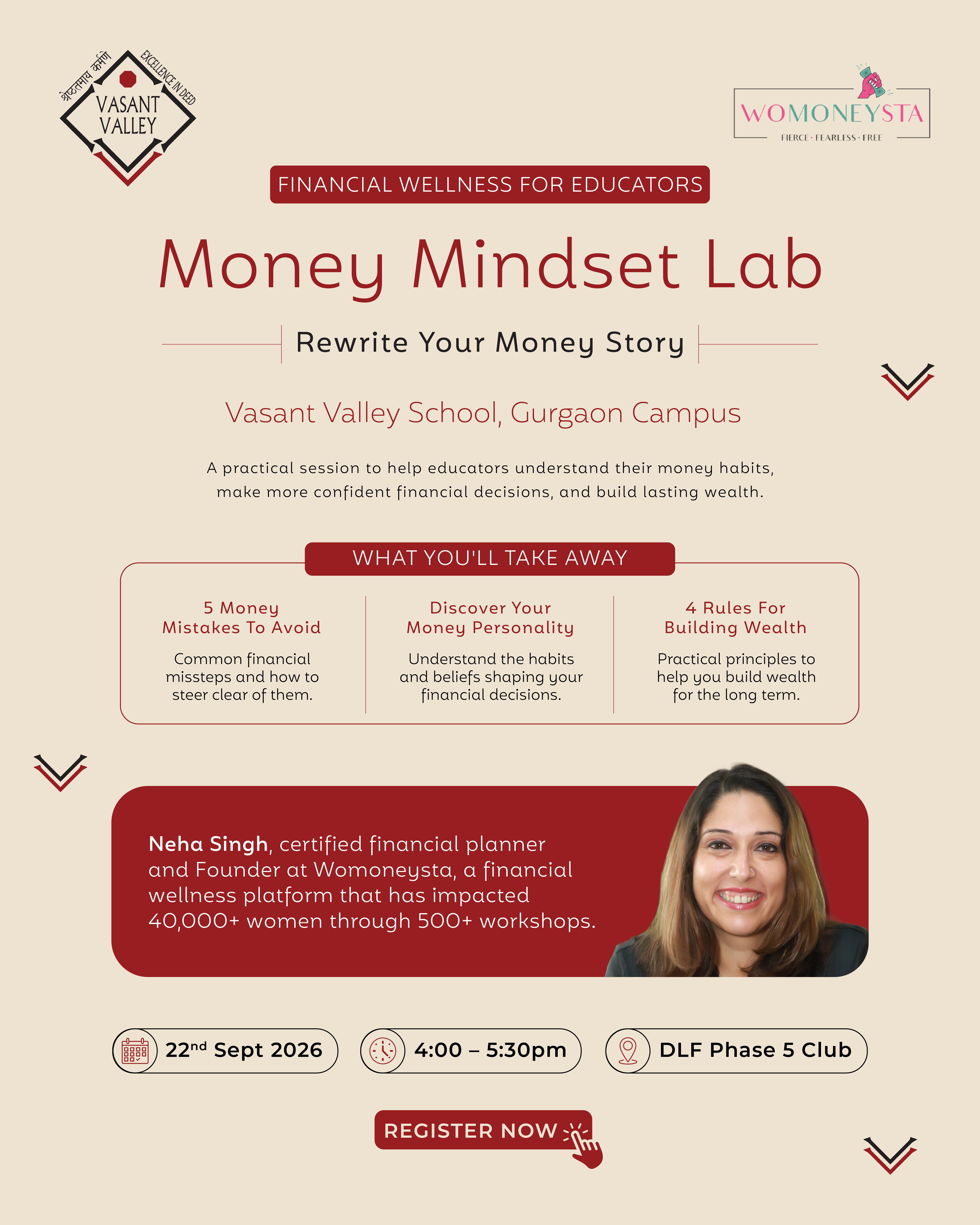 Money Mindset Lab - Event for Educators